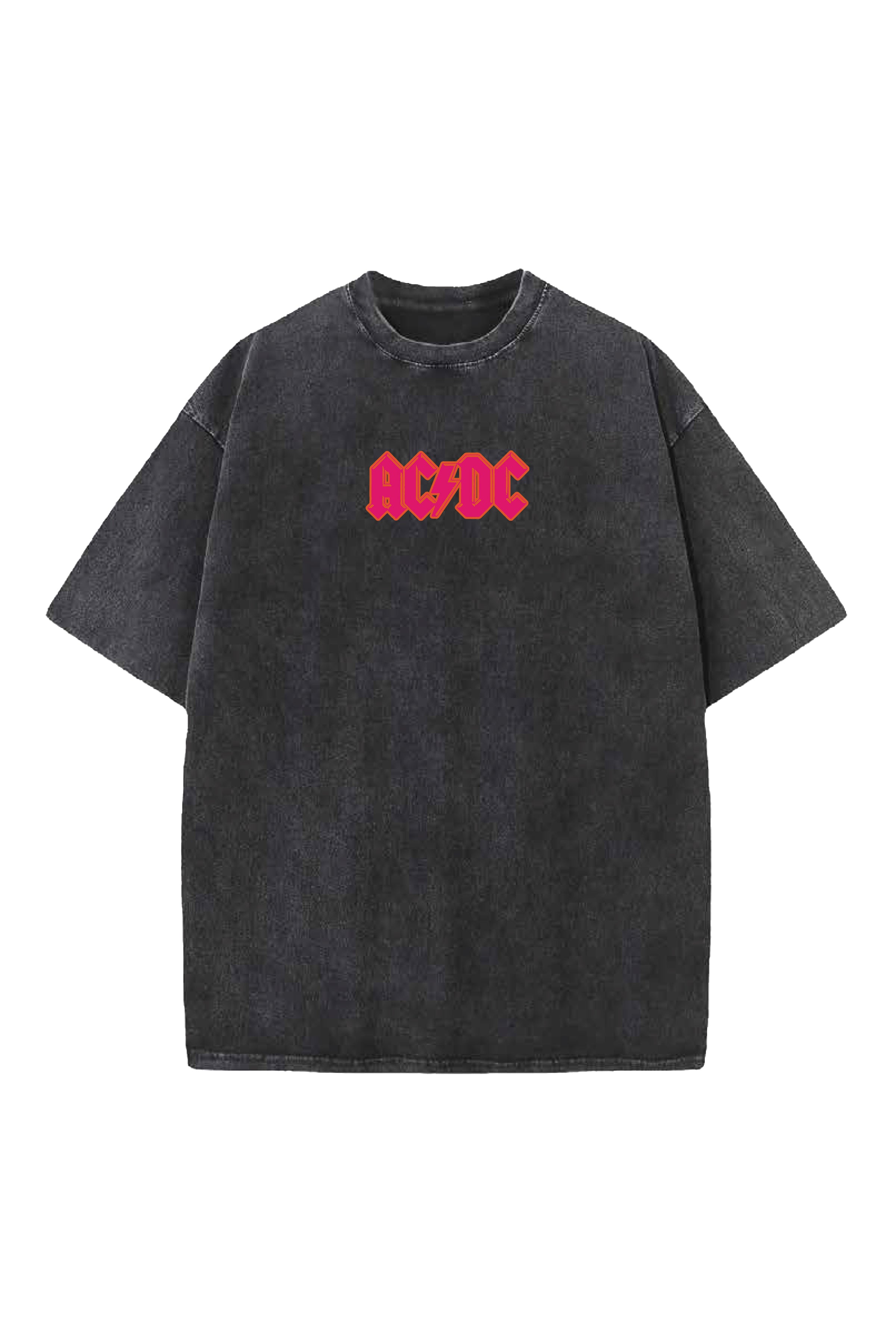ACDC Designed Oversized T-shirt