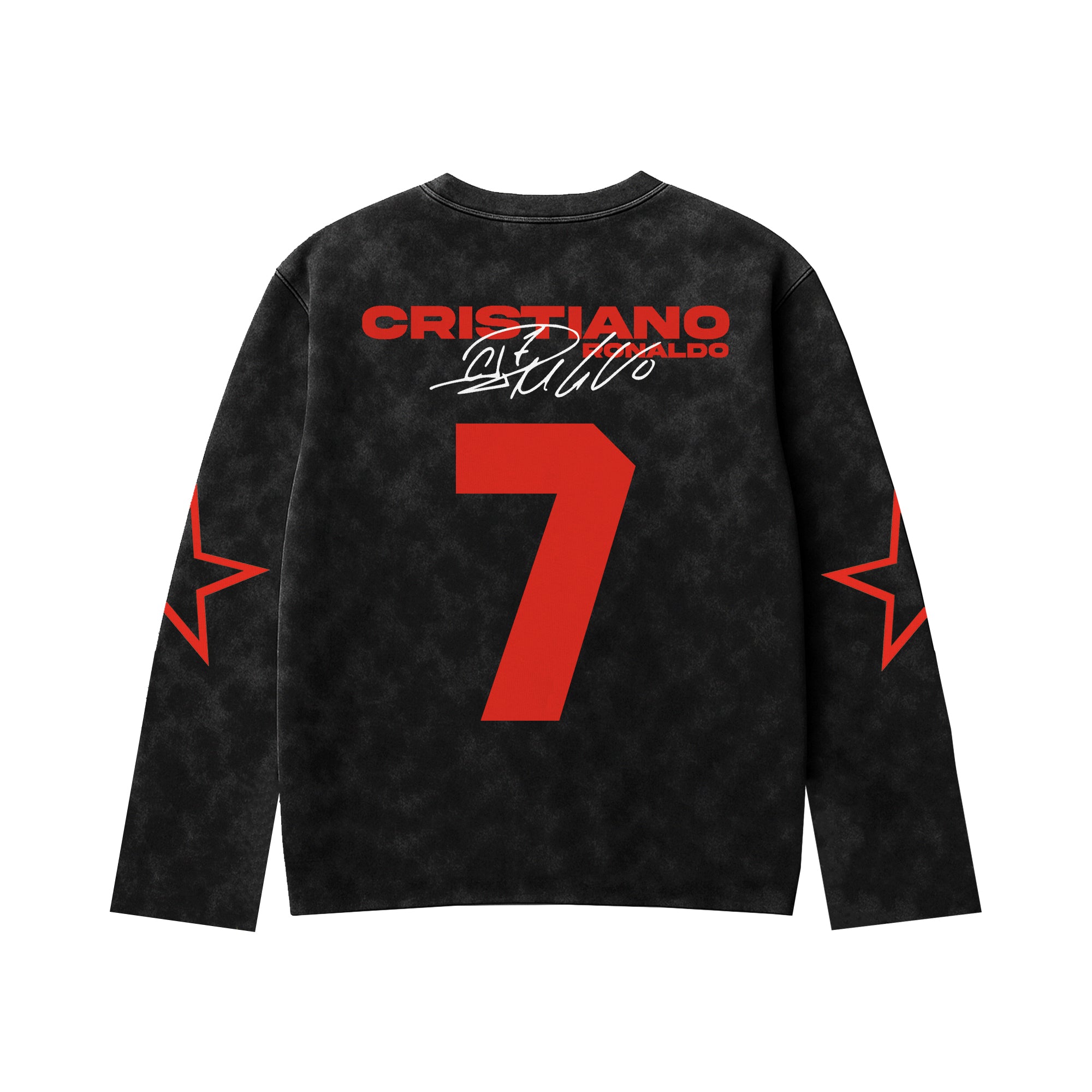 CRISTIANO RONALDO ACID WASH FULL SLEEVE TEE – Iconicmunk