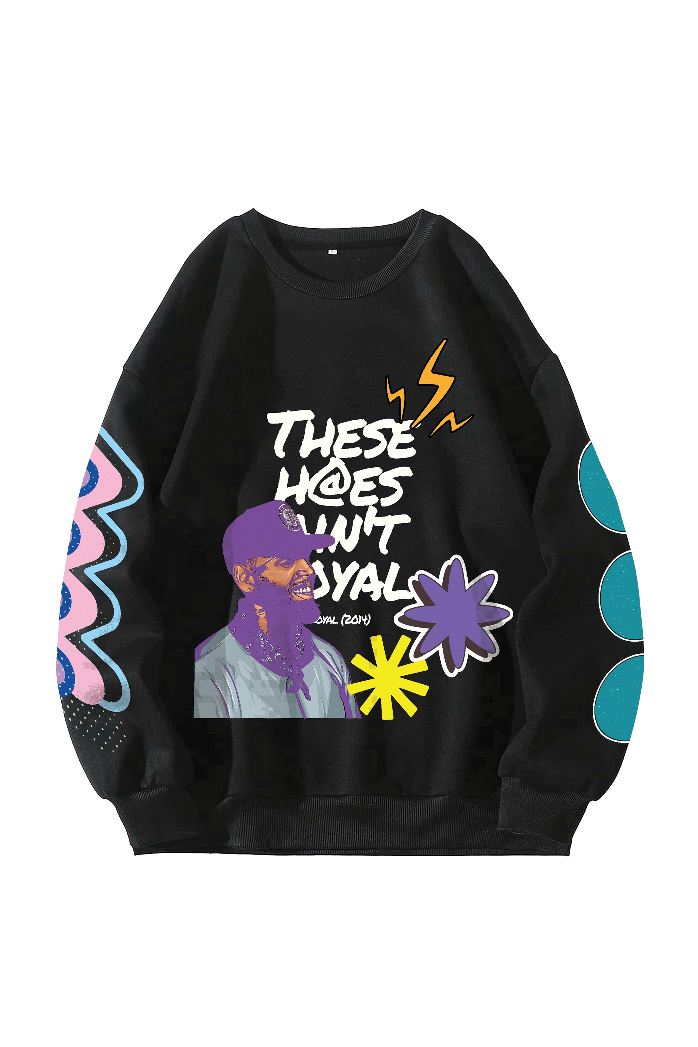 Chris Brown Designed Oversized Sweatshirt