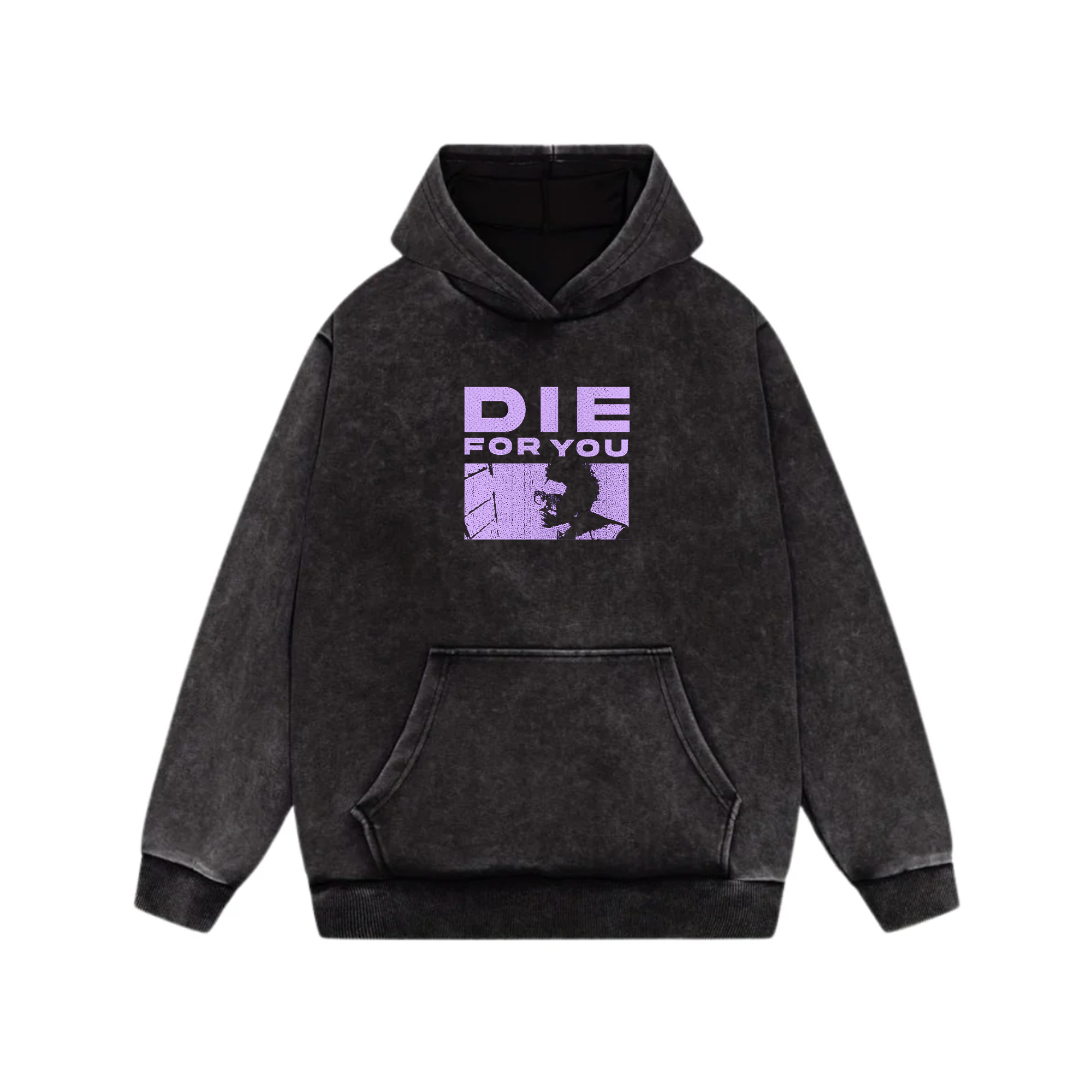 Afterhours Acid Wash Oversized Hoodie