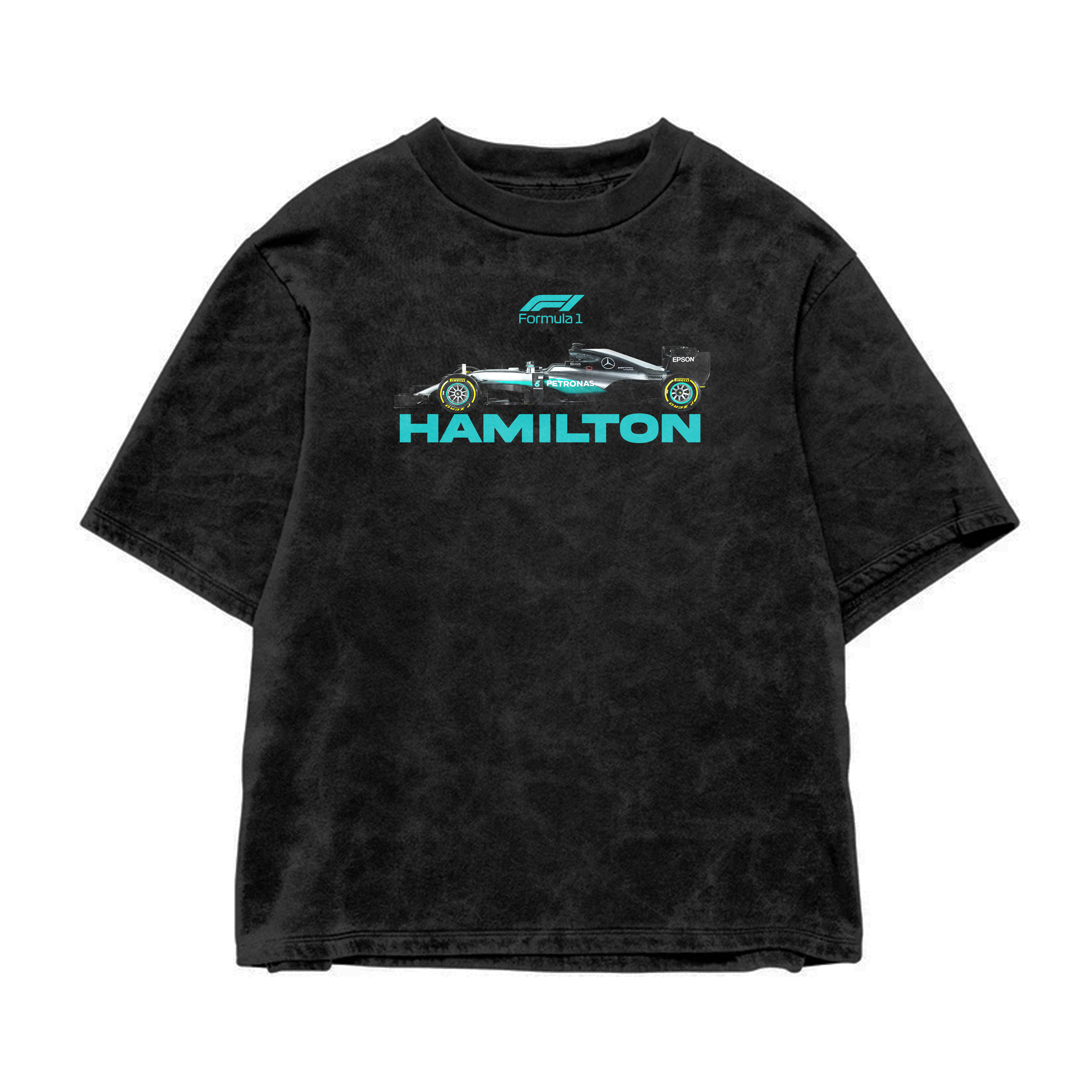 Hammered Acid Wash Oversized Tee