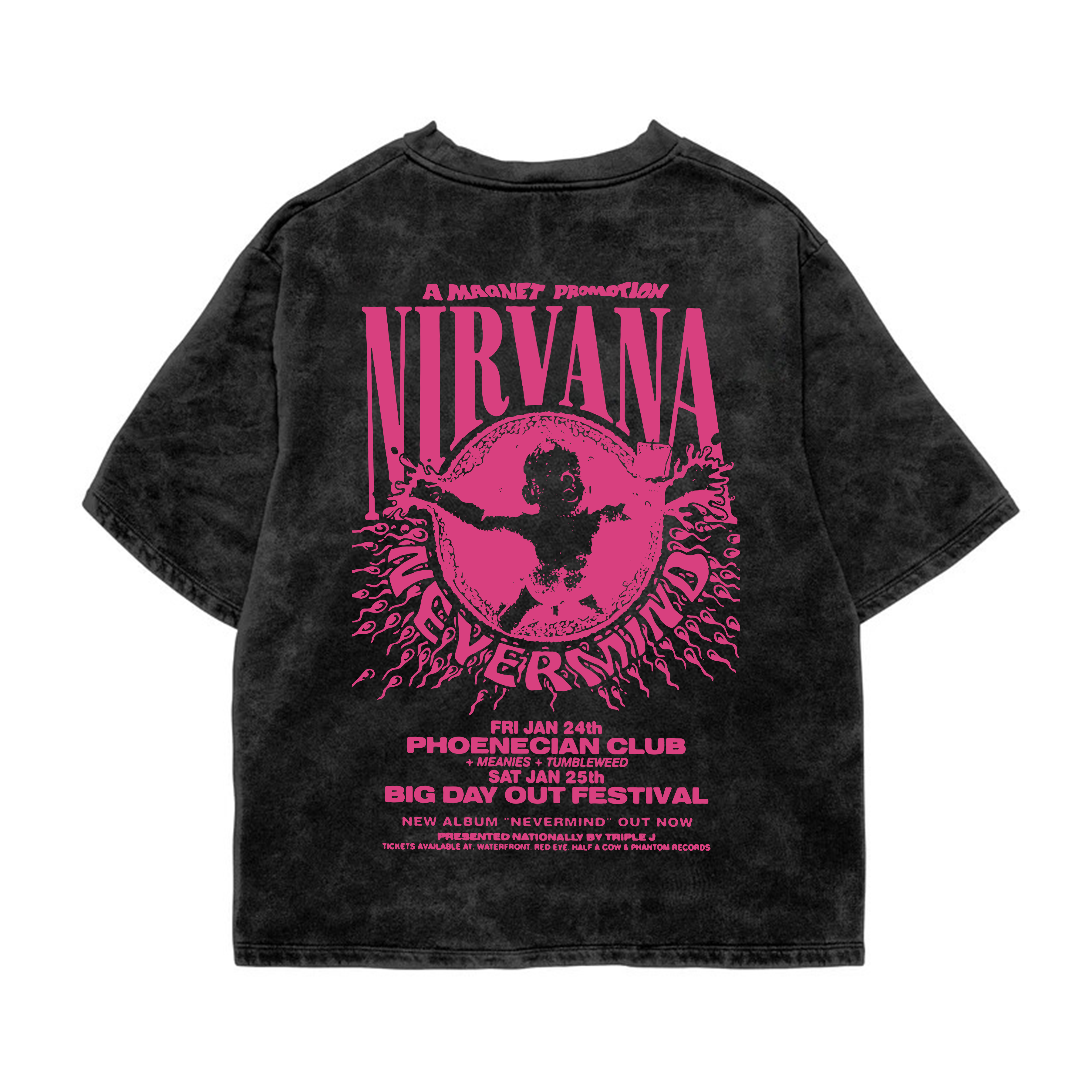 Nirvana Designed Oversized T-shirt