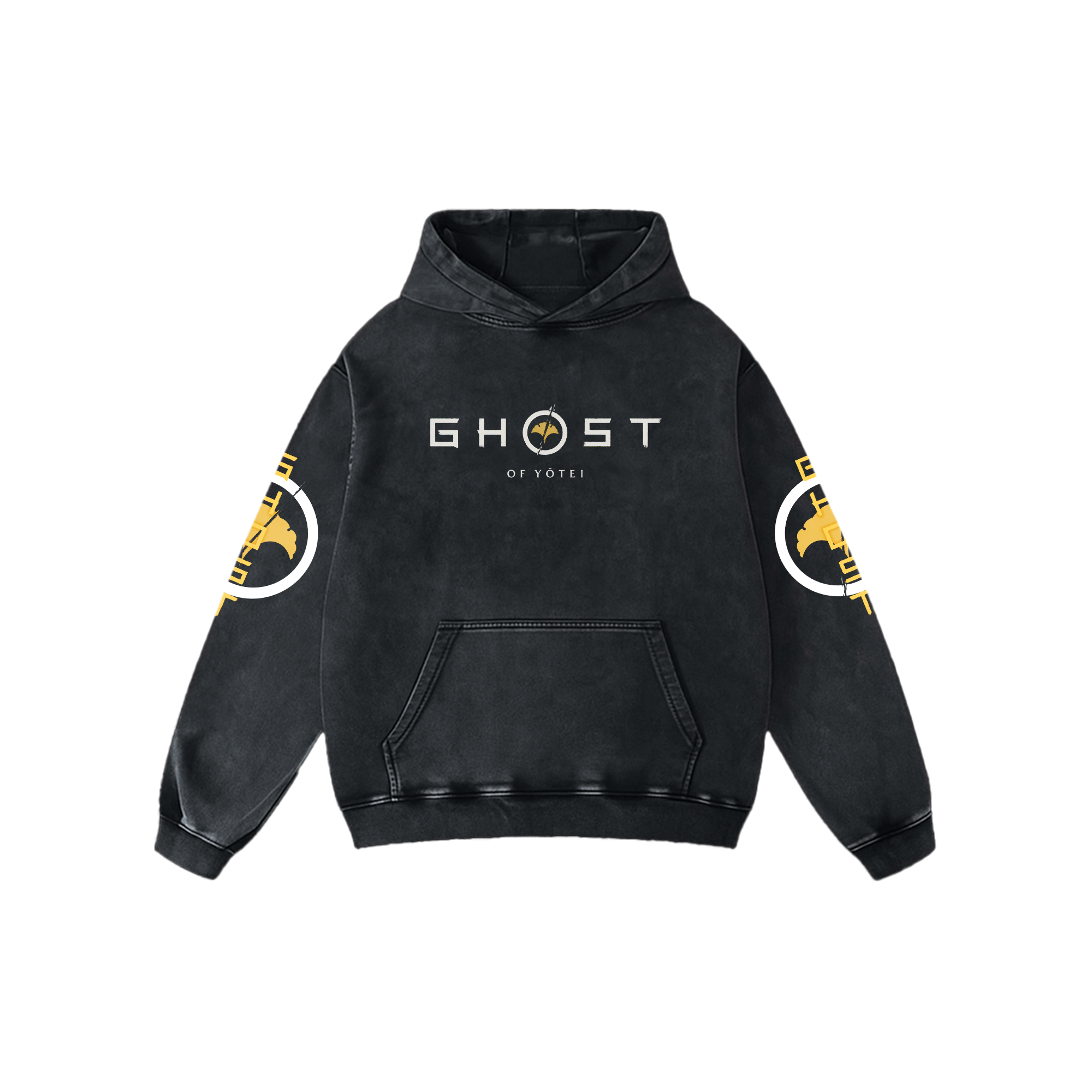 Ghost of Yōtei Acid Wash Hoodie