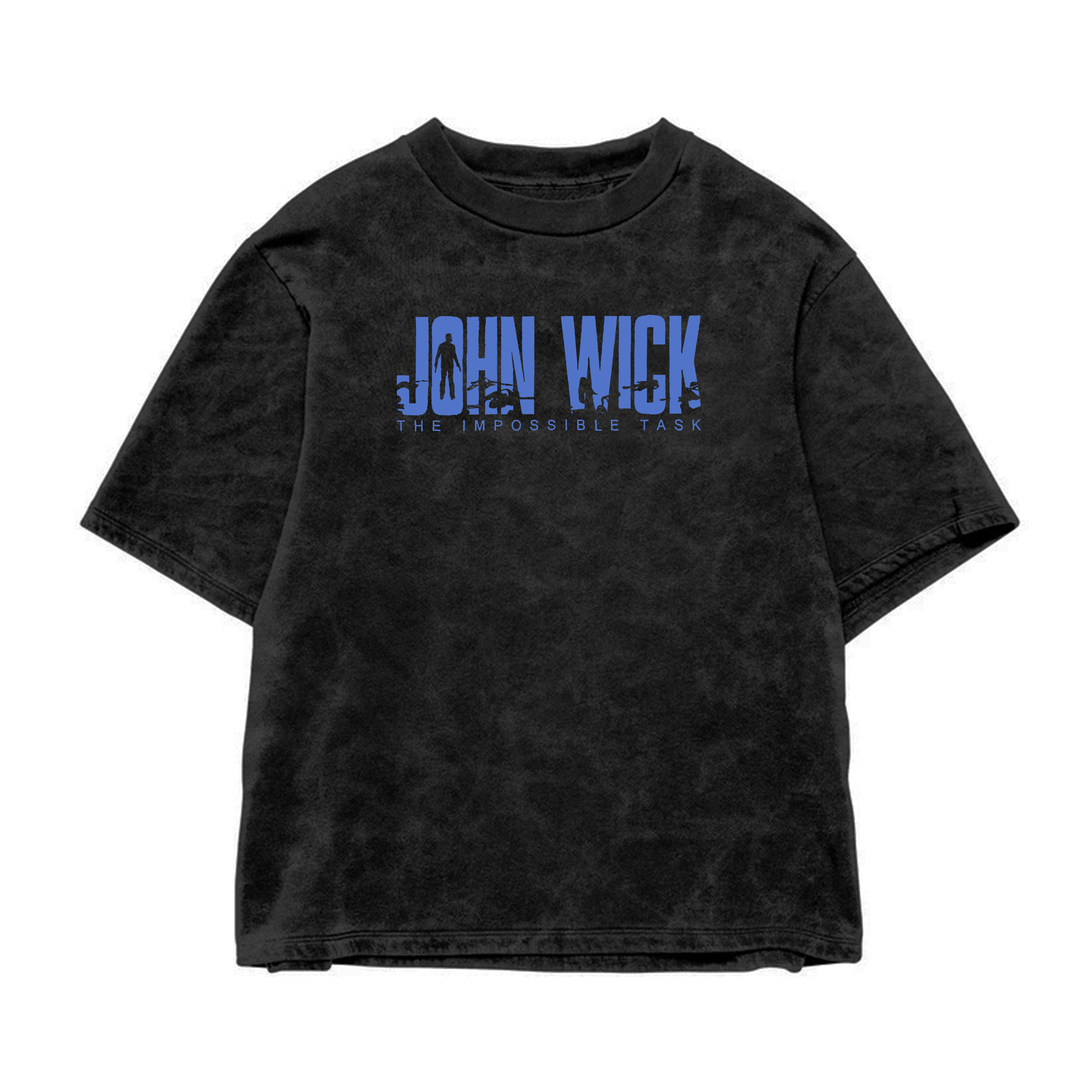 John Wick Acid Wash Oversized Tee