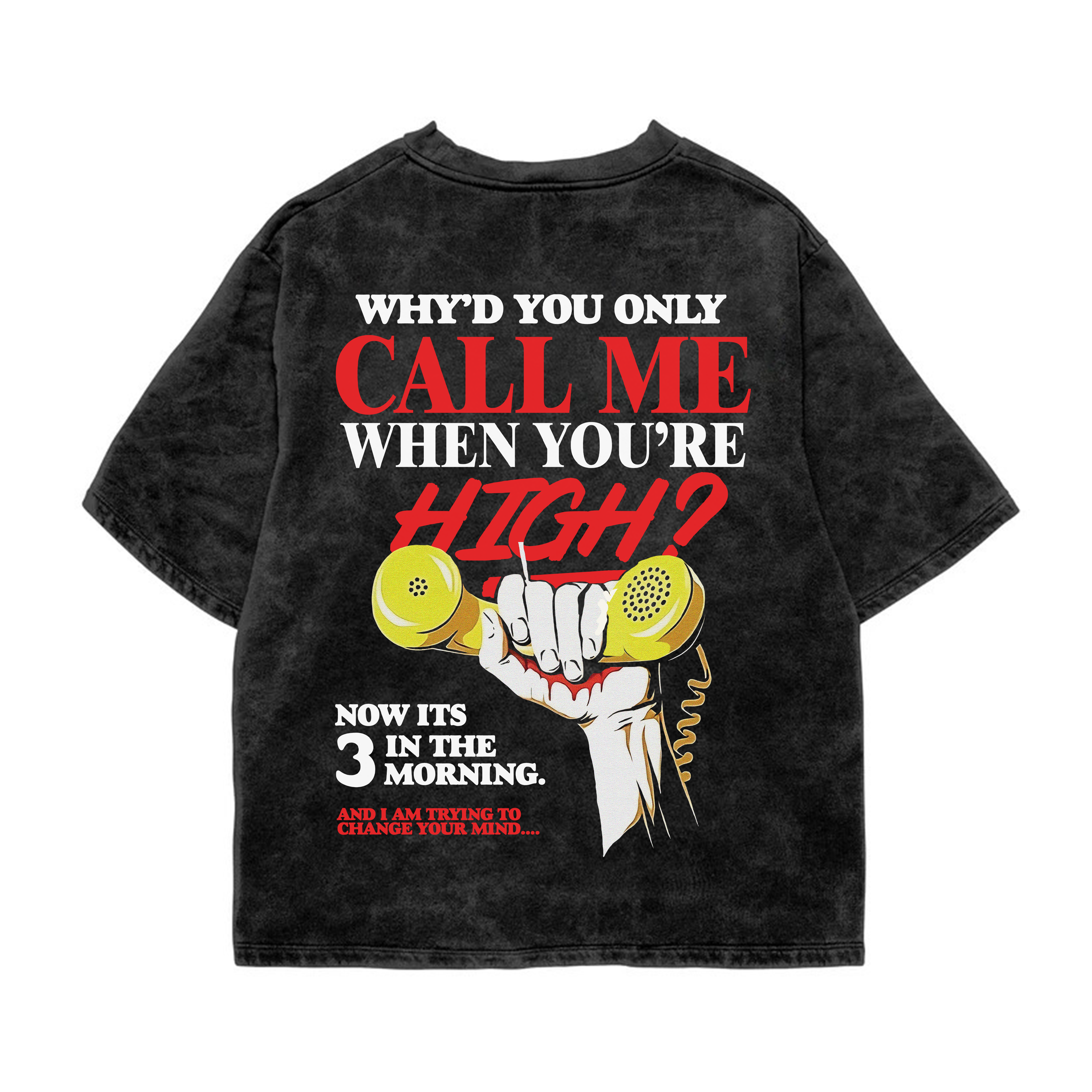 Arctic Monkeys Acid Wash Oversized Tee
