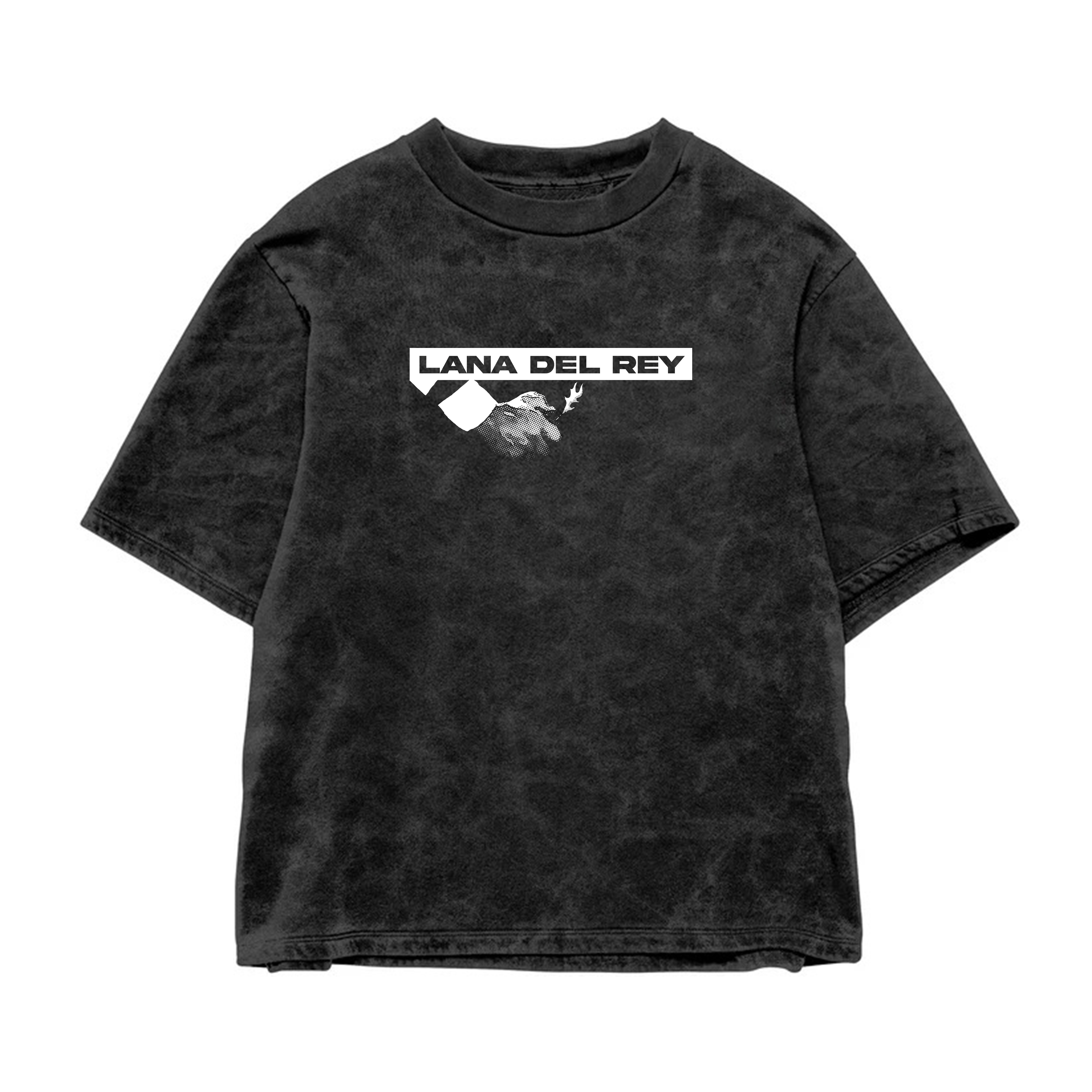 Lana Del Ray Acid Wash Oversized Tee