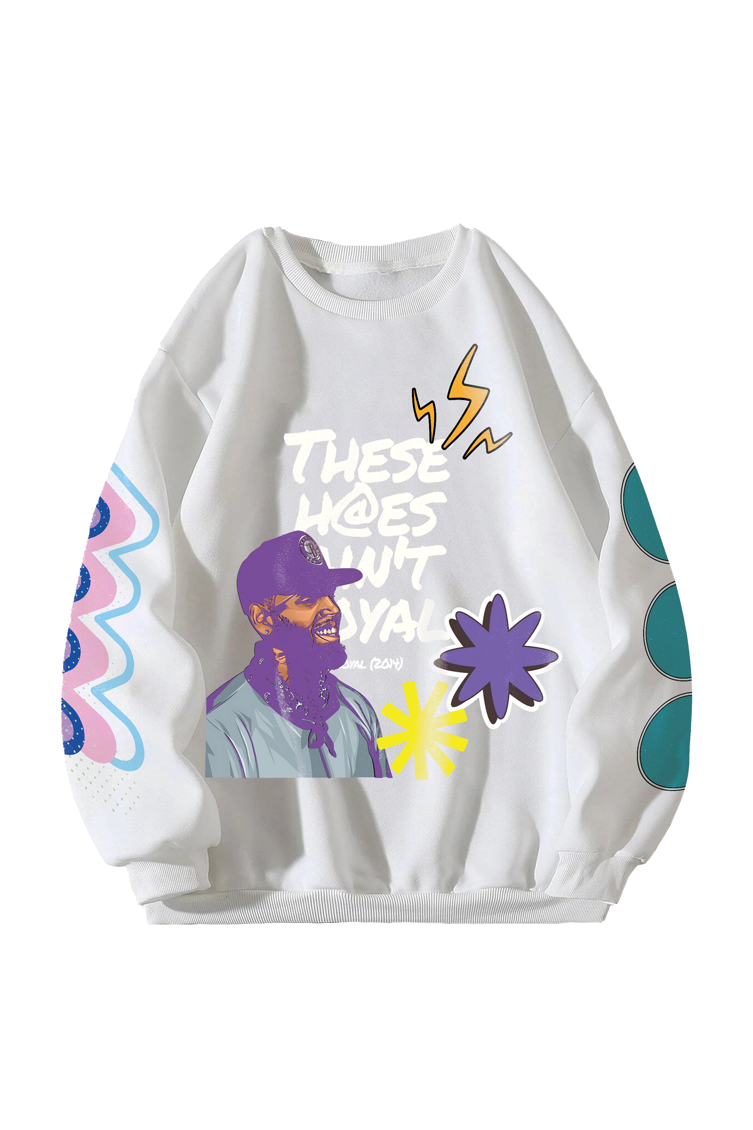 Chris Brown Designed Oversized Sweatshirt