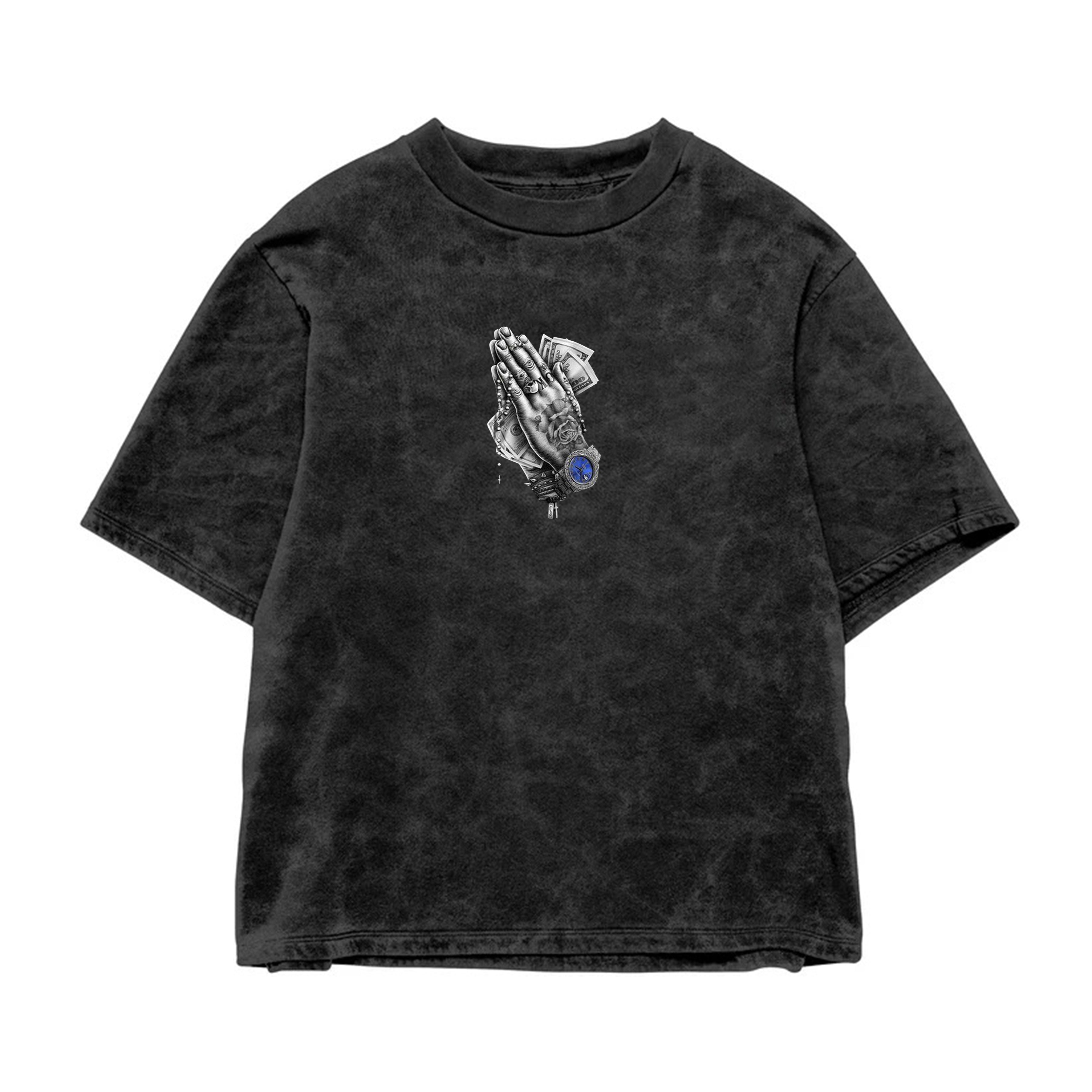 Drake Acid Wash Oversized Tee