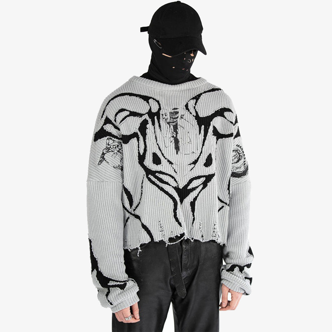 Wraither Embroided Knit Crewneck