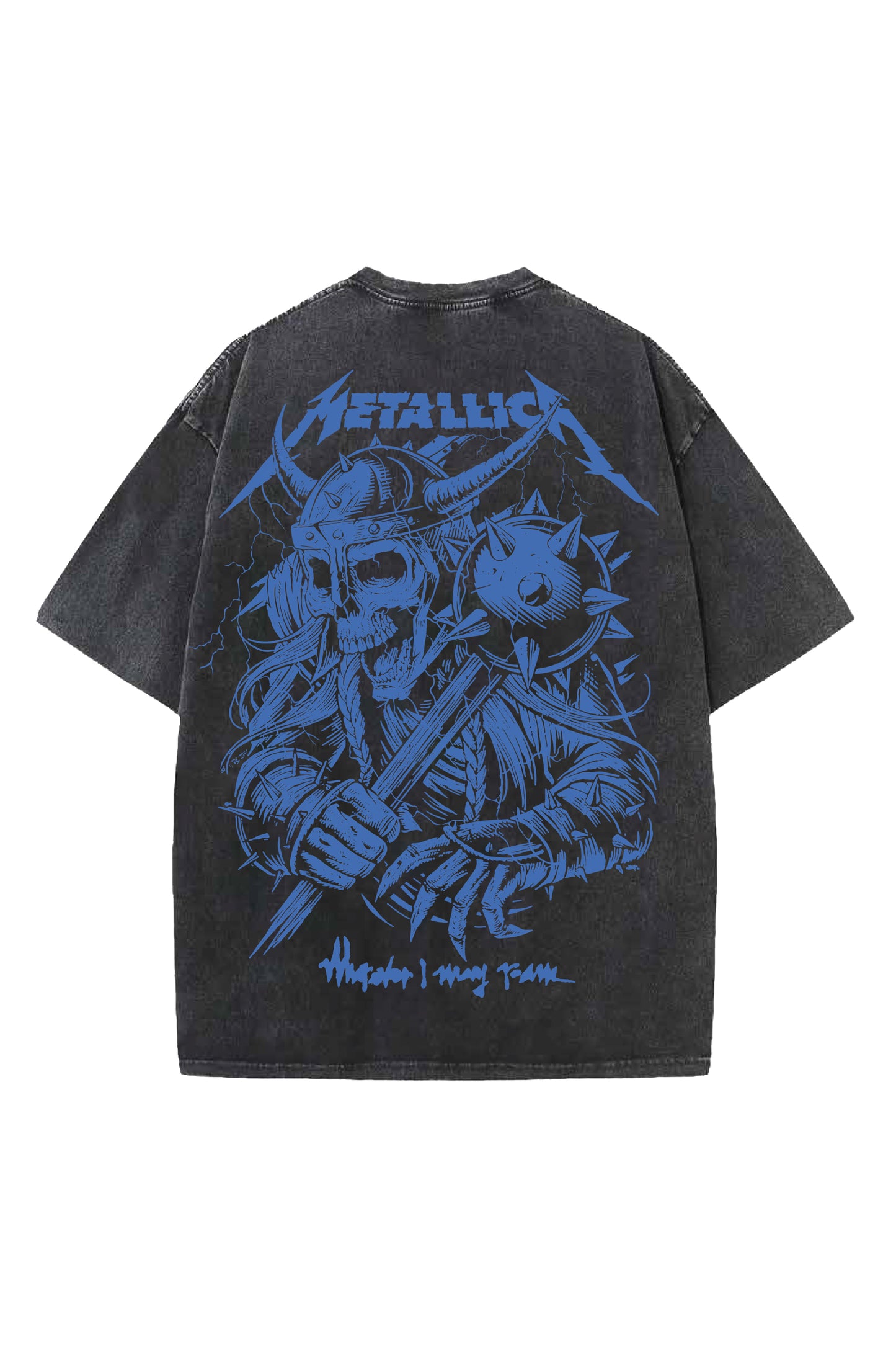 Metallica Designed Oversized T-shirt