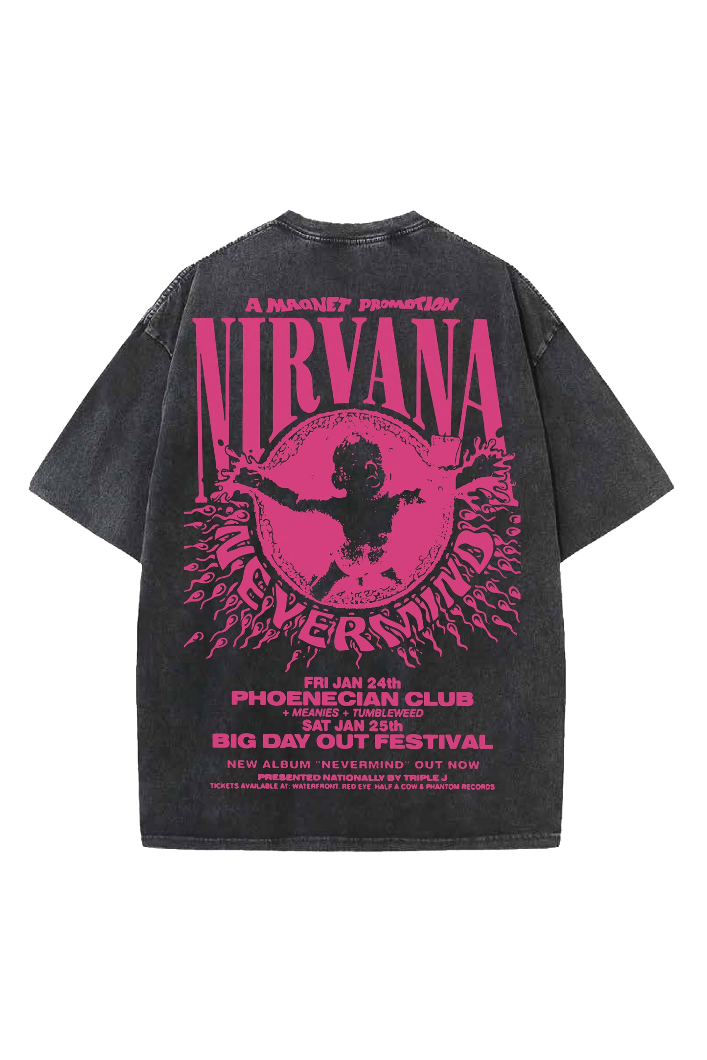 Nirvana Designed Oversized T-shirt