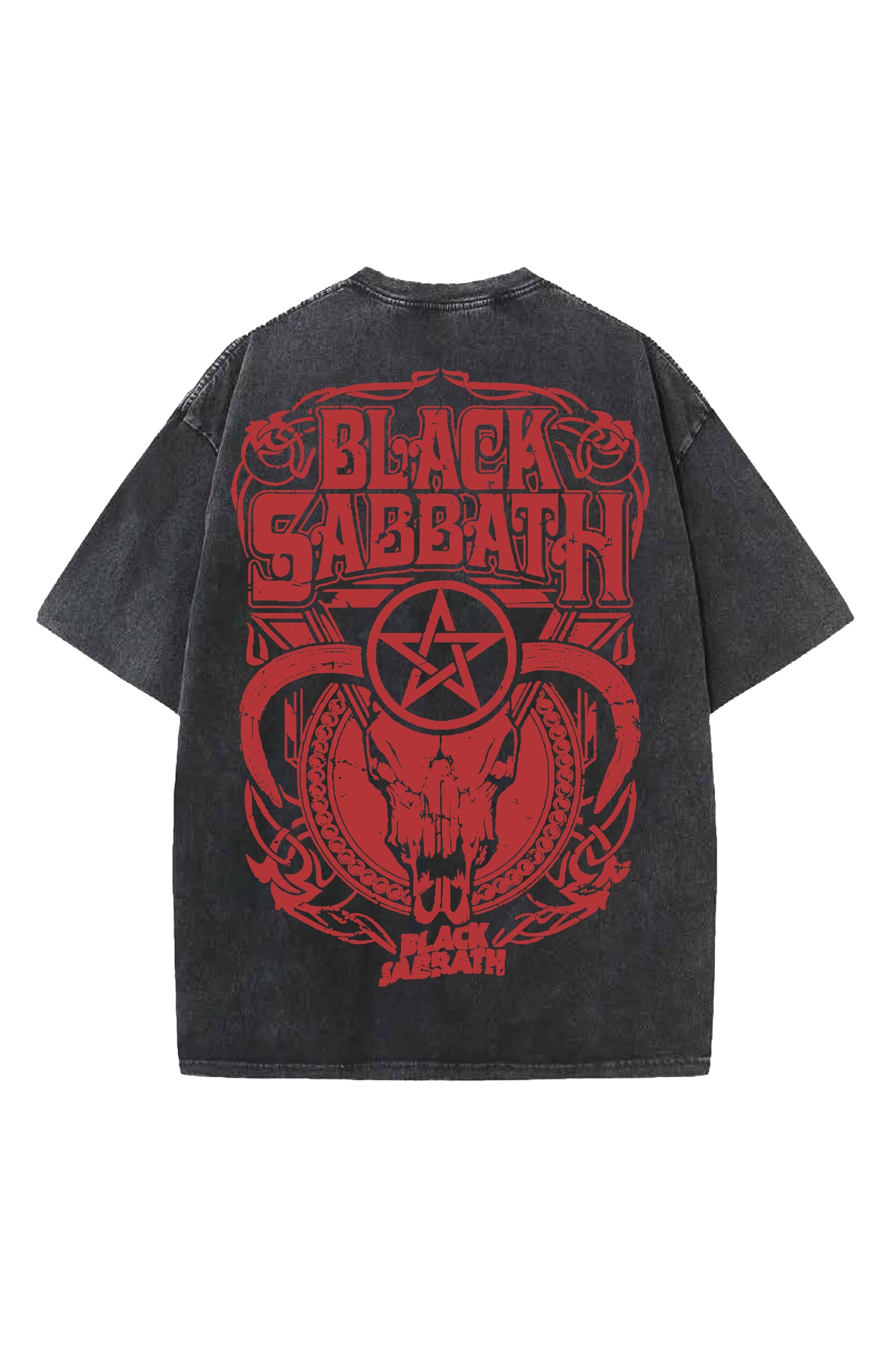 Black Sabbath Designed Oversized T-shirt