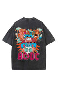 ACDC Designed Oversized T-shirt