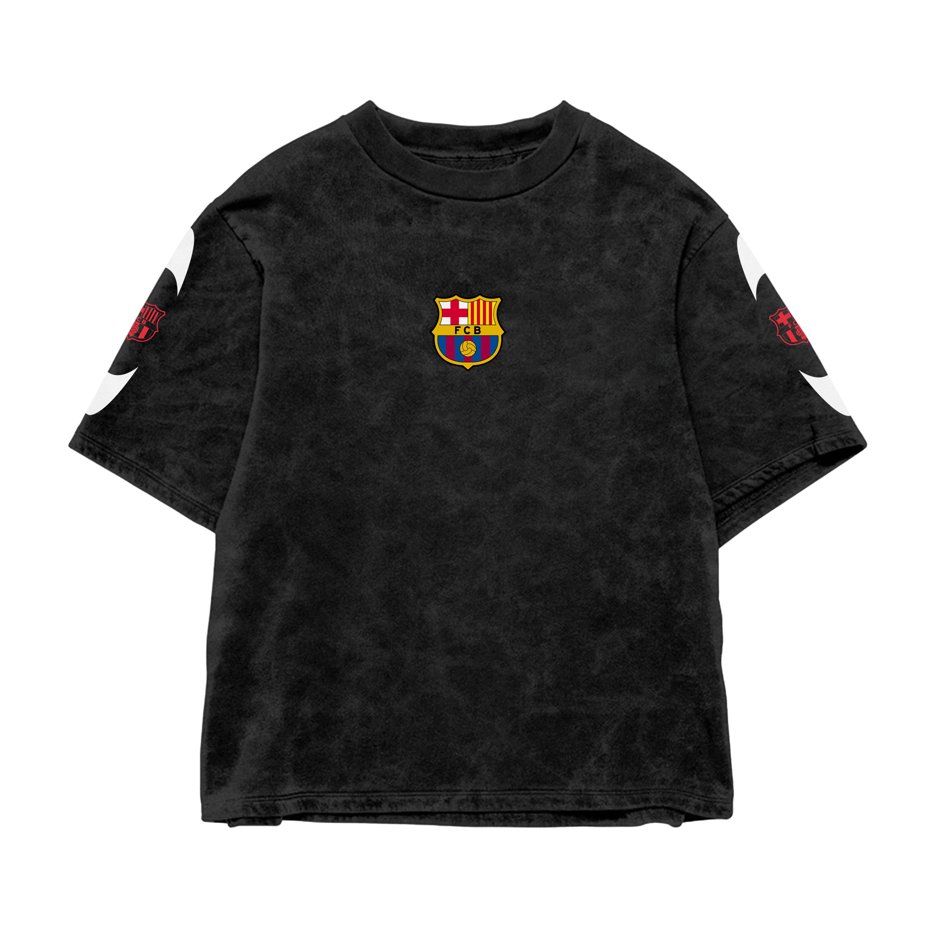 Catalan 10 Acid Wash Oversized Tee
