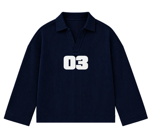 03 Afterglow Ribbed Polo