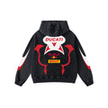 Inferno Apex Acid Wash Oversized Hoodie