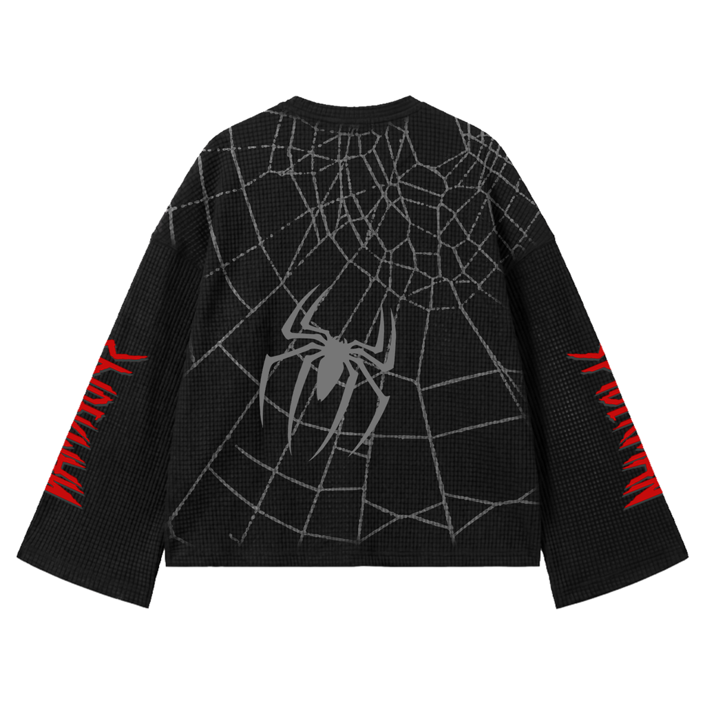 Spider-Verse Black Waffle Tee