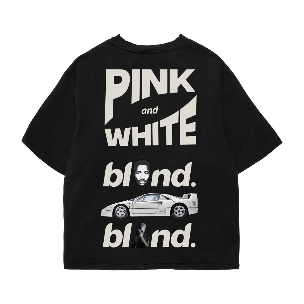 Pink & White Oversized Tee