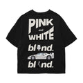 Pink & White Oversized Tee