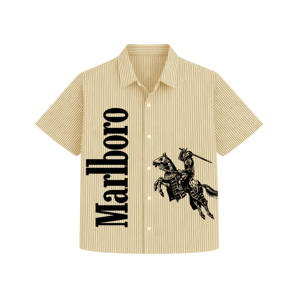 Marlboro Stripe Shirt (Ocean Blue)