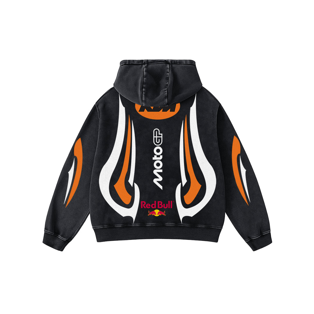 Ignite Apex Acid Wash Oversized Hoodie