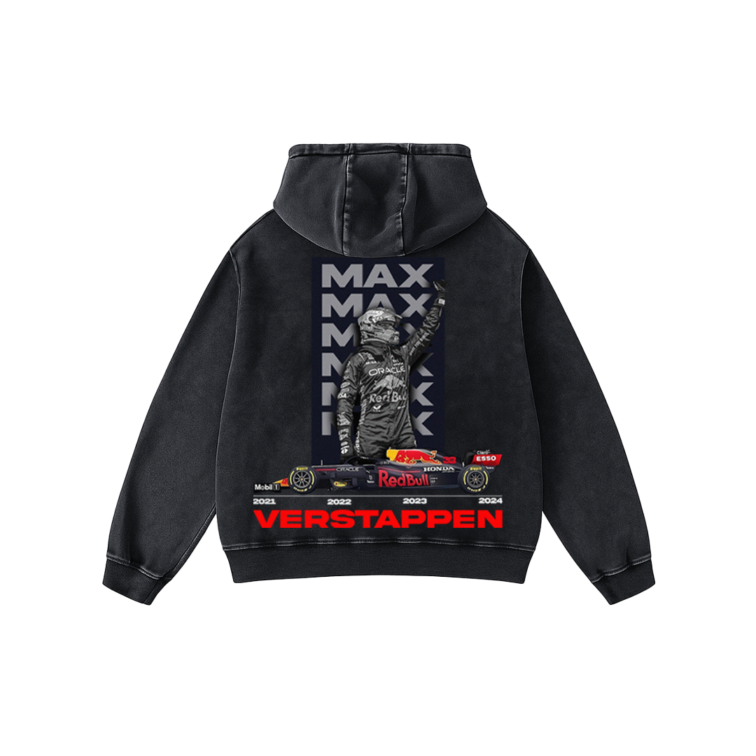 Domax Acid Wash Oversized Hoodie