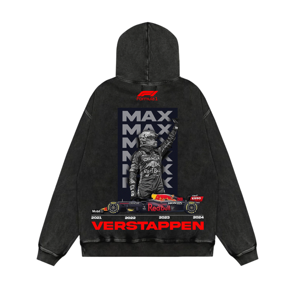 Domax Acid Wash Oversized Hoodie