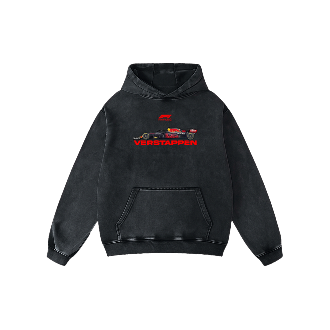 Domax Acid Wash Oversized Hoodie
