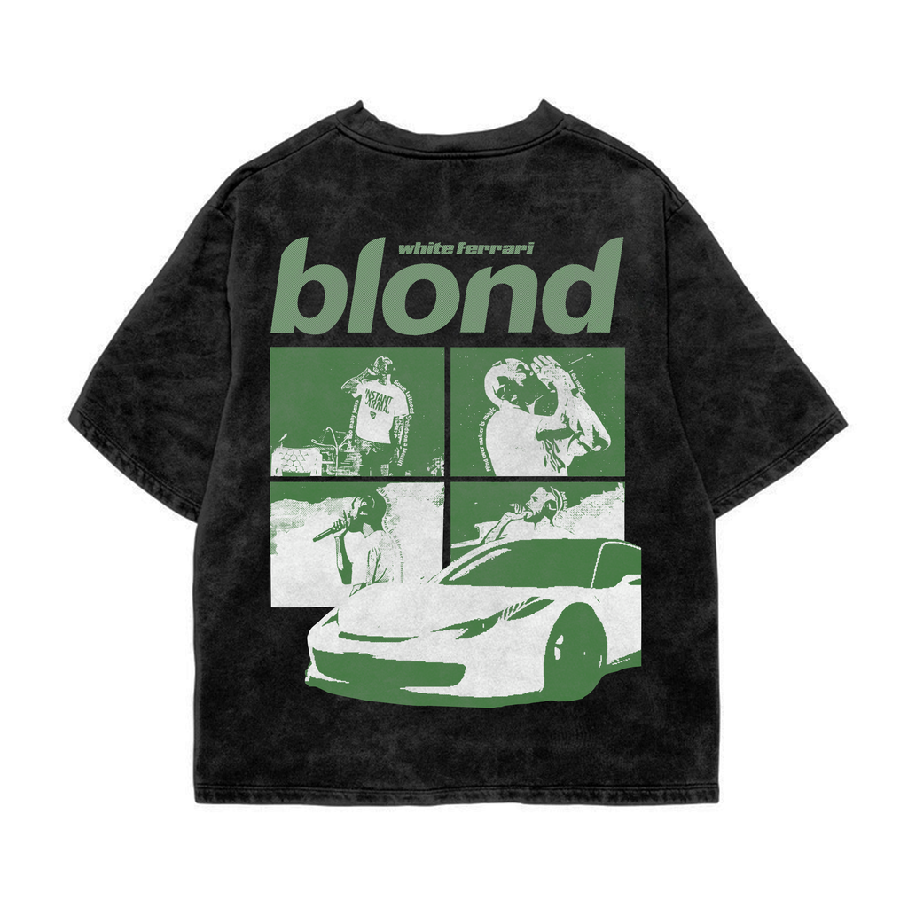 White Ferrari Oversized Tee