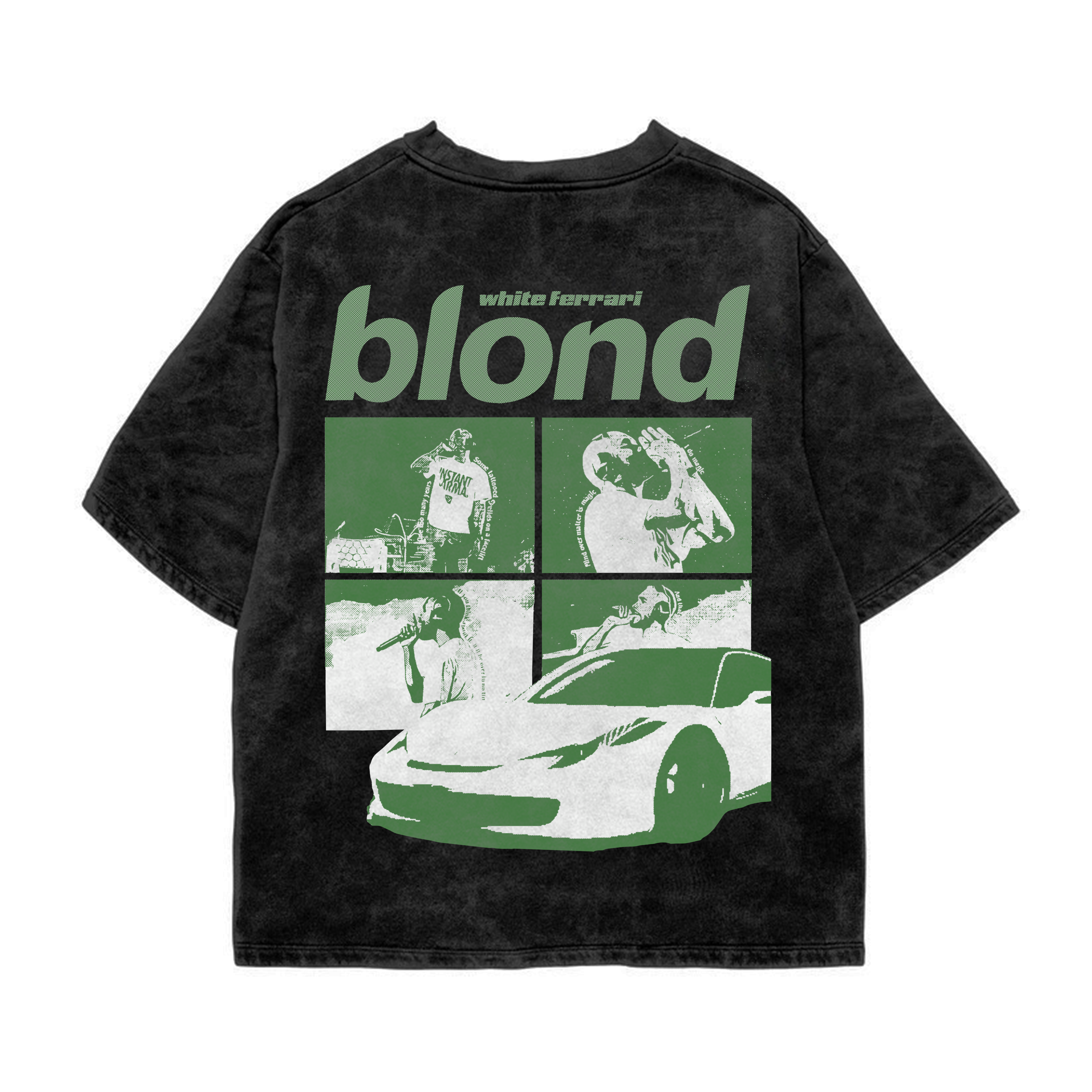 White Ferrari Oversized Tee