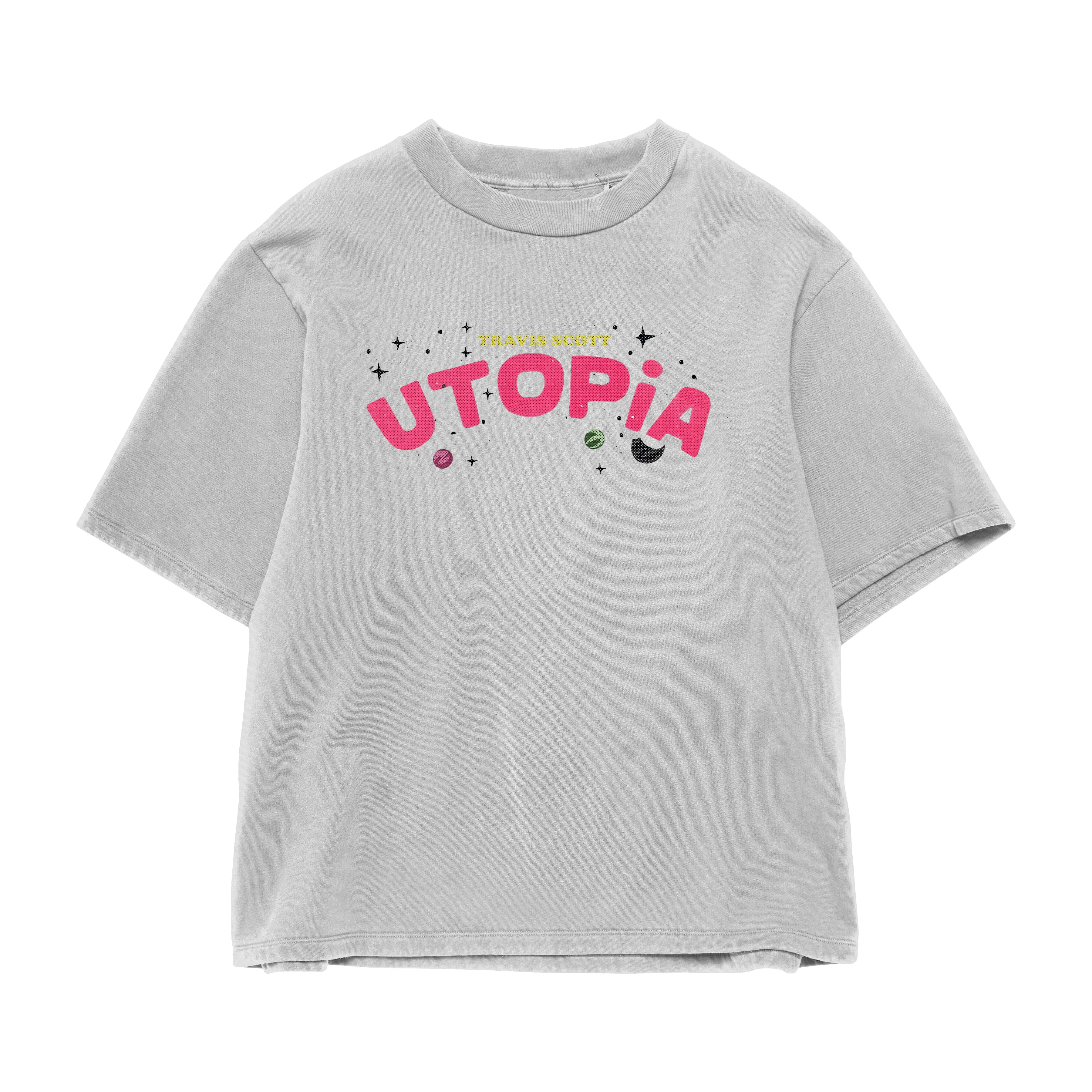 Utopia Acid Wash Oversized Tee