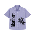 Marlboro Stripe Shirt (Ocean Blue)