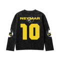 NEYMAR BRAZIL ACID WASH FULL SLEEVE TEE