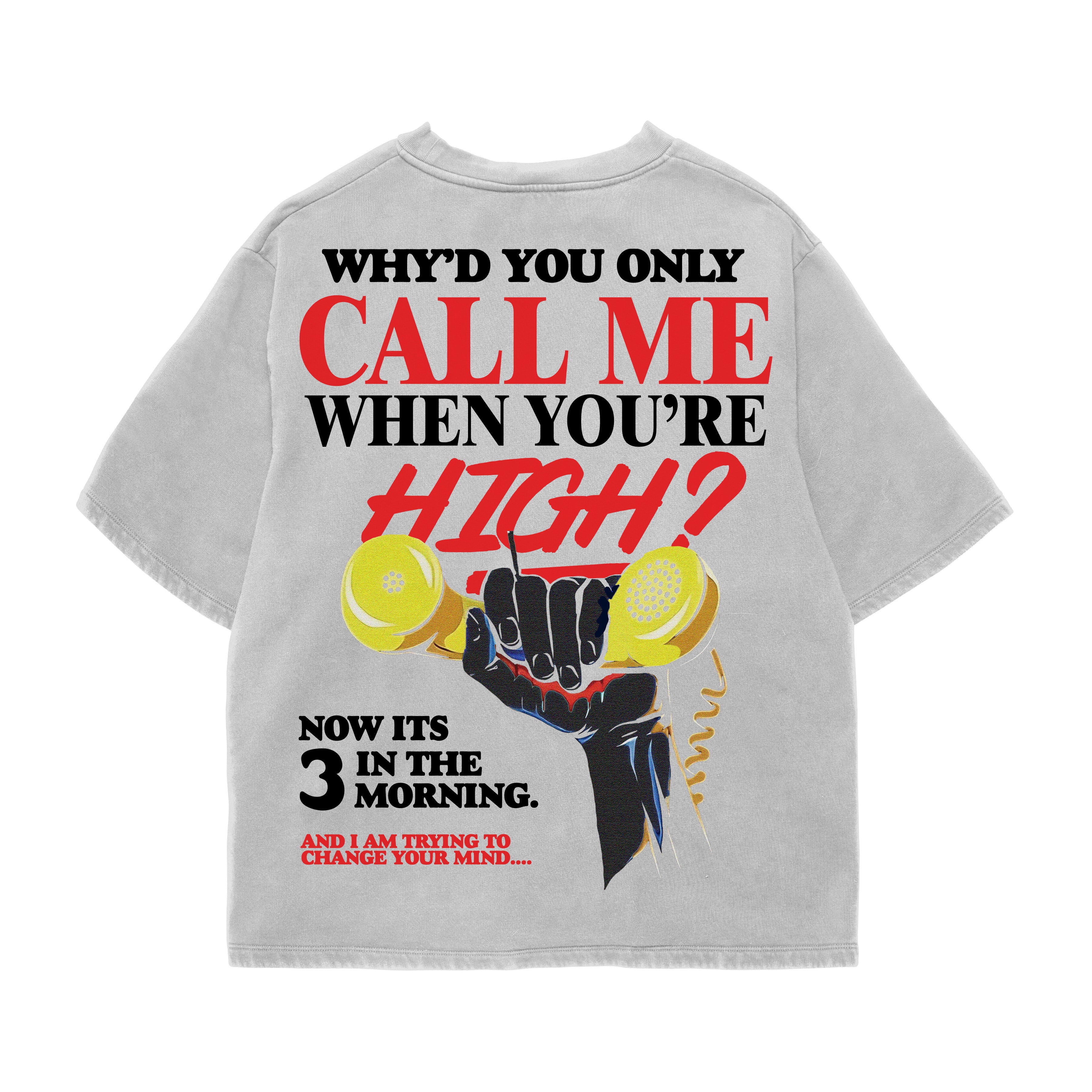 Arctic Monkeys Acid Wash Oversized Tee