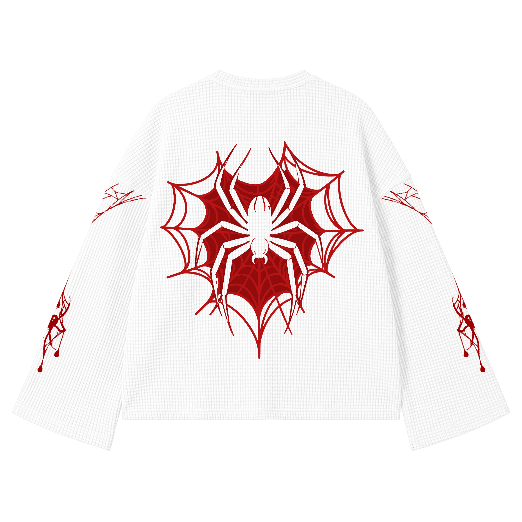 Spider-Verse White Waffle Tee
