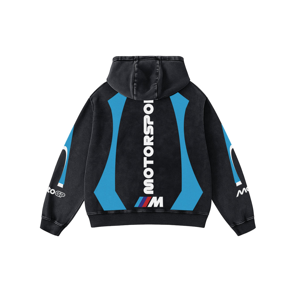 Circuitline Acid Wash Oversized Hoodie
