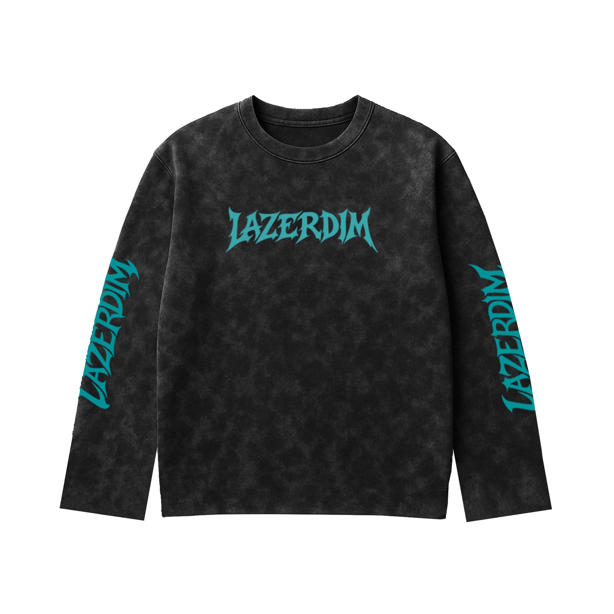 Lazerdim Acid Wash Full Sleeve Tee