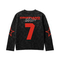 CRISTIANO RONALDO ACID WASH FULL SLEEVE TEE