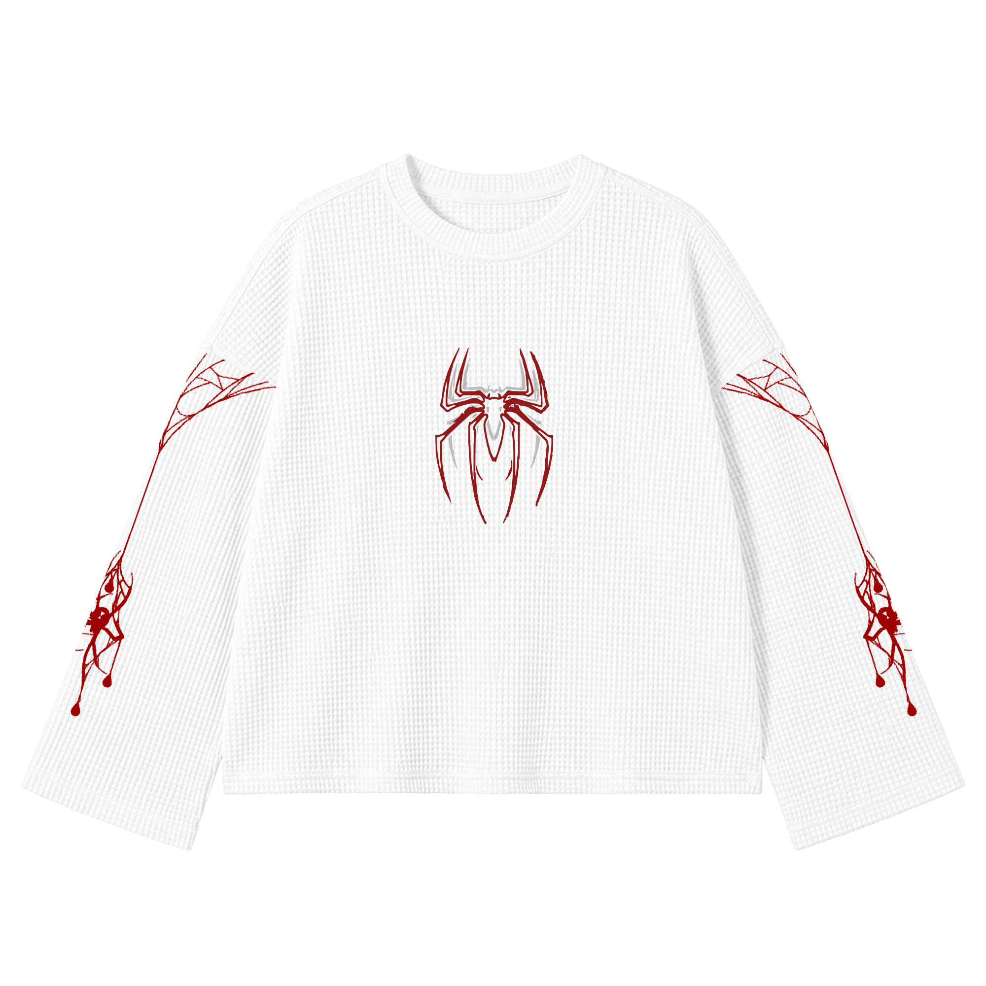 Spider-Verse White Waffle Tee