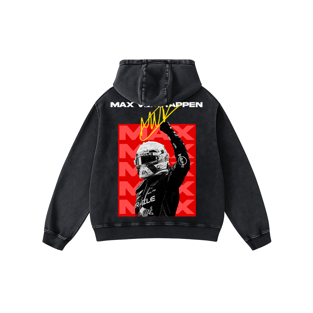 Verstapped Acid Wash Oversized Hoodie