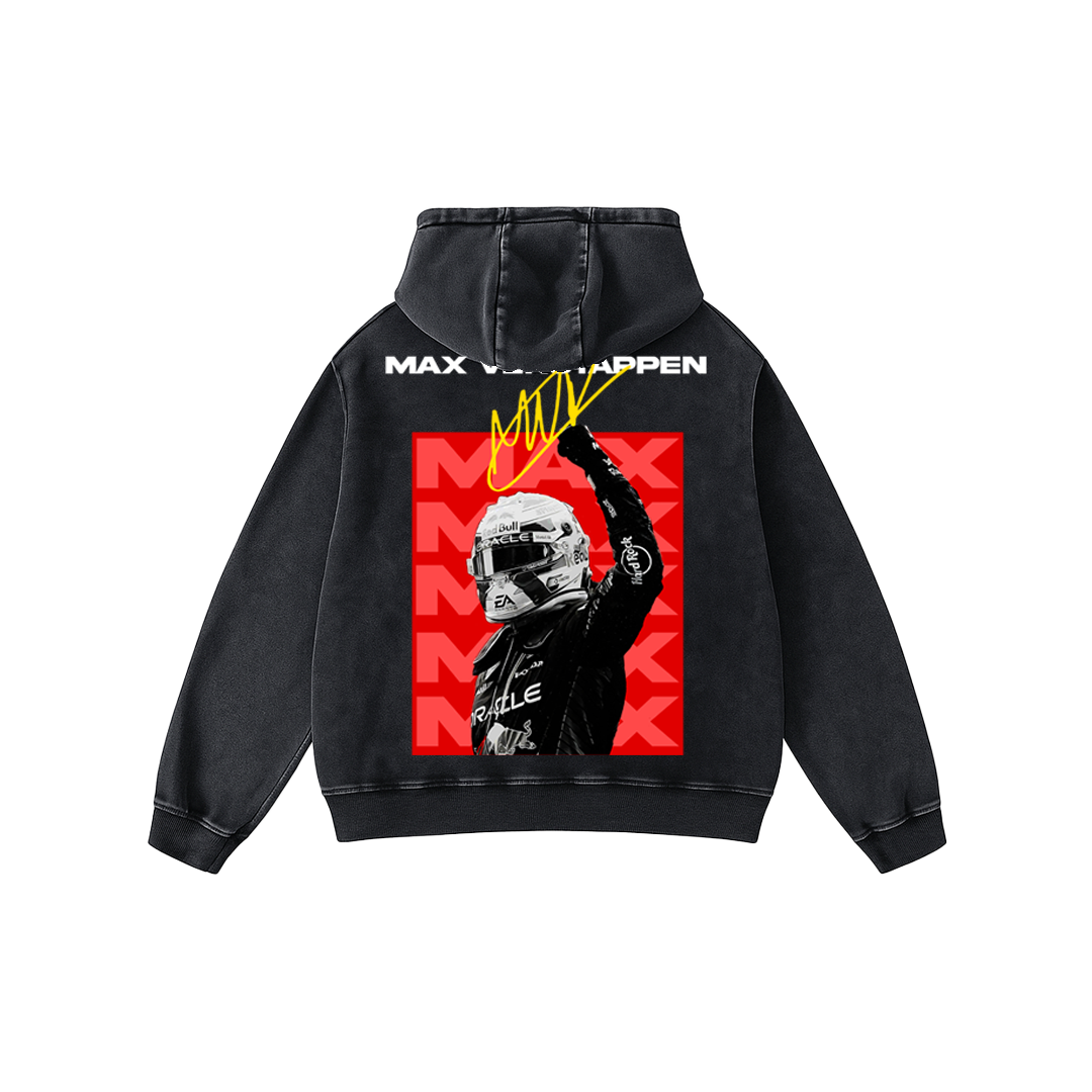 Verstapped Acid Wash Oversized Hoodie