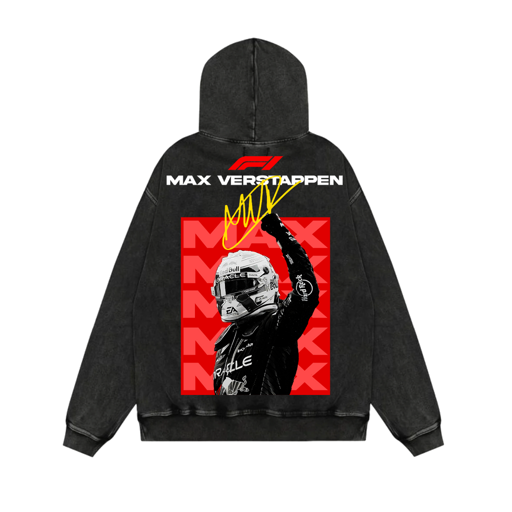 Verstapped Acid Wash Oversized Hoodie
