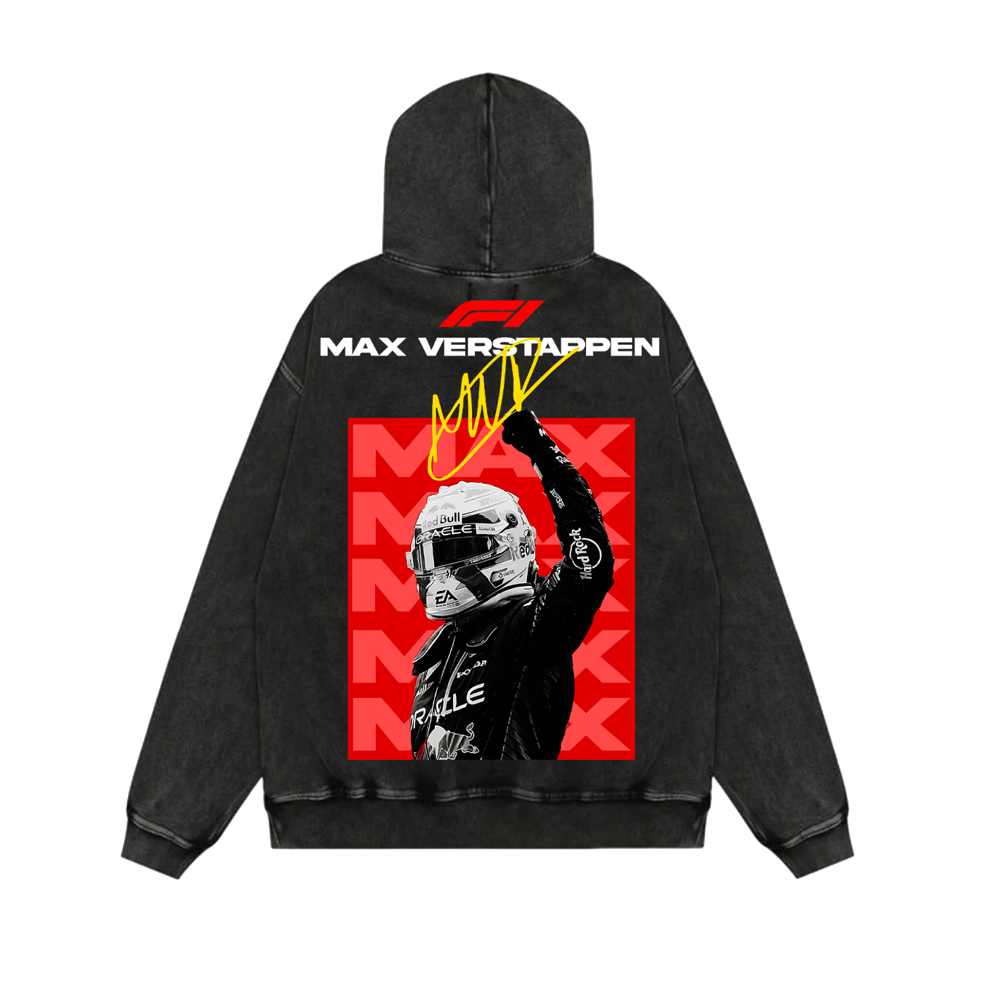 Verstapped Acid Wash Oversized Hoodie
