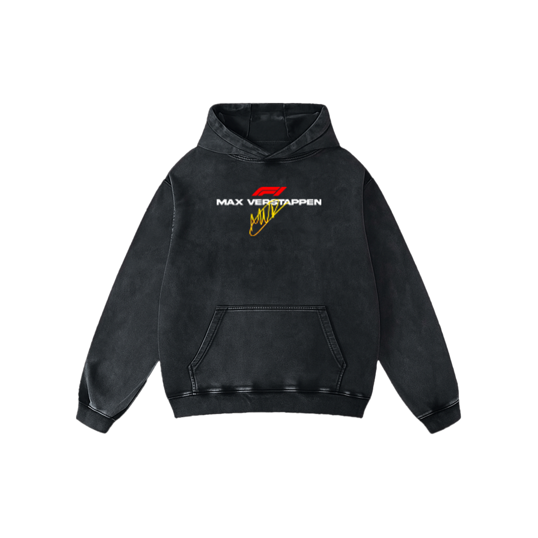 Verstapped Acid Wash Oversized Hoodie
