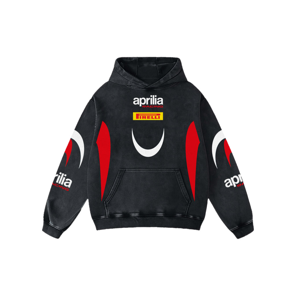 Trackburn Acid Wash Oversized Hoodie