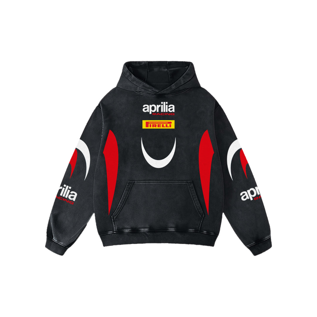 Trackburn Acid Wash Oversized Hoodie