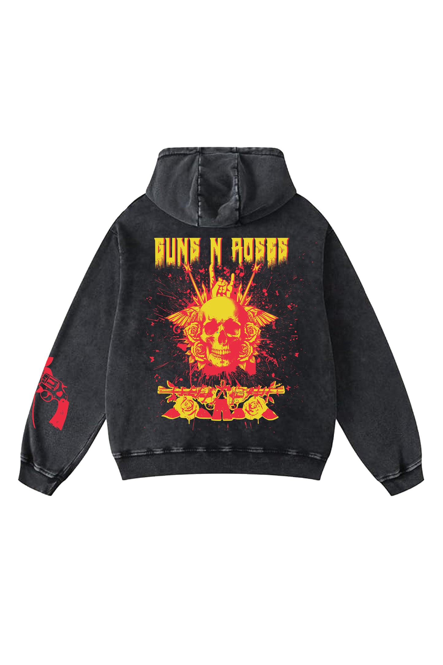 Guns N Roses Designed Oversized Hoodie