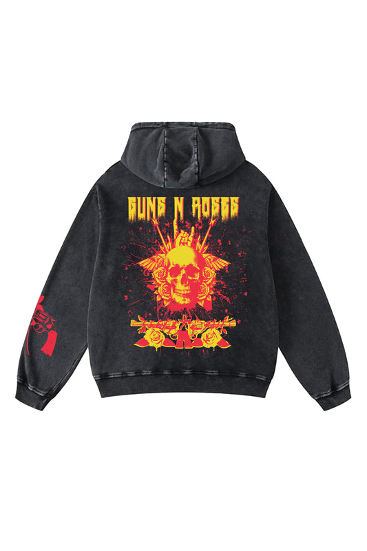 Guns N Roses Designed Oversized Hoodie