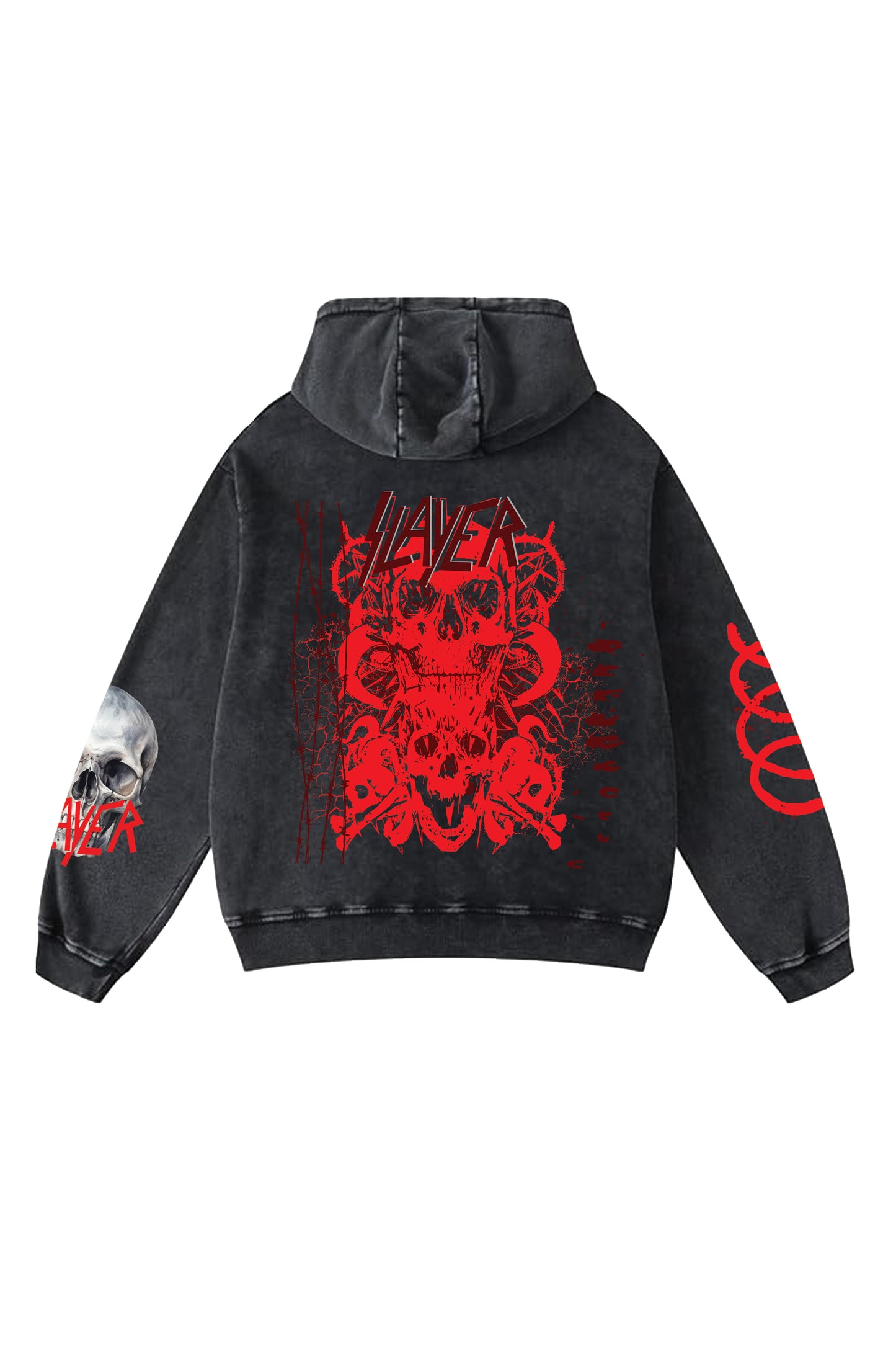 Slayer Designed Oversized Hoodie