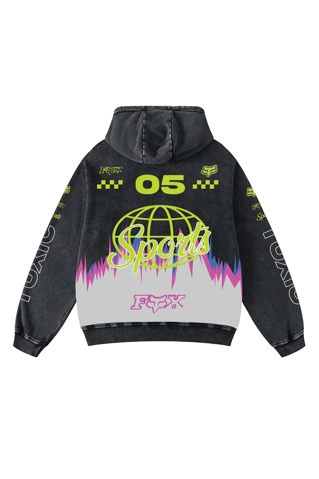 Fox Racing Designed Oversized Hoodie